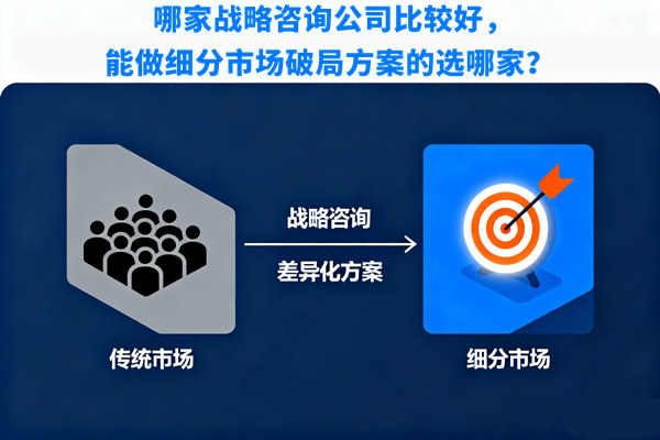 哪家戰(zhàn)略咨詢(xún)公司比較好，能做細(xì)分市場(chǎng)破局方案的選哪家？